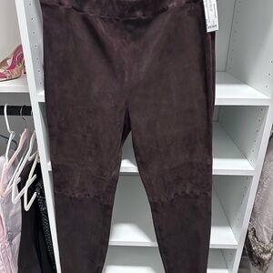 Elie Tahari Dark Brown Leggings